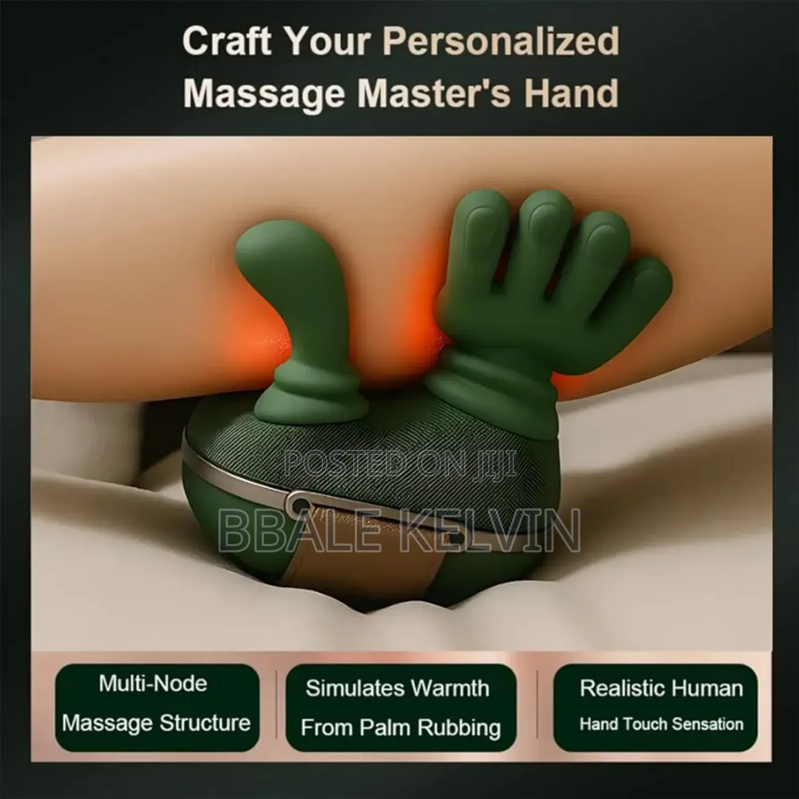 Real Hand Bionic Full Body Heated Massager, Neck and Back Massager