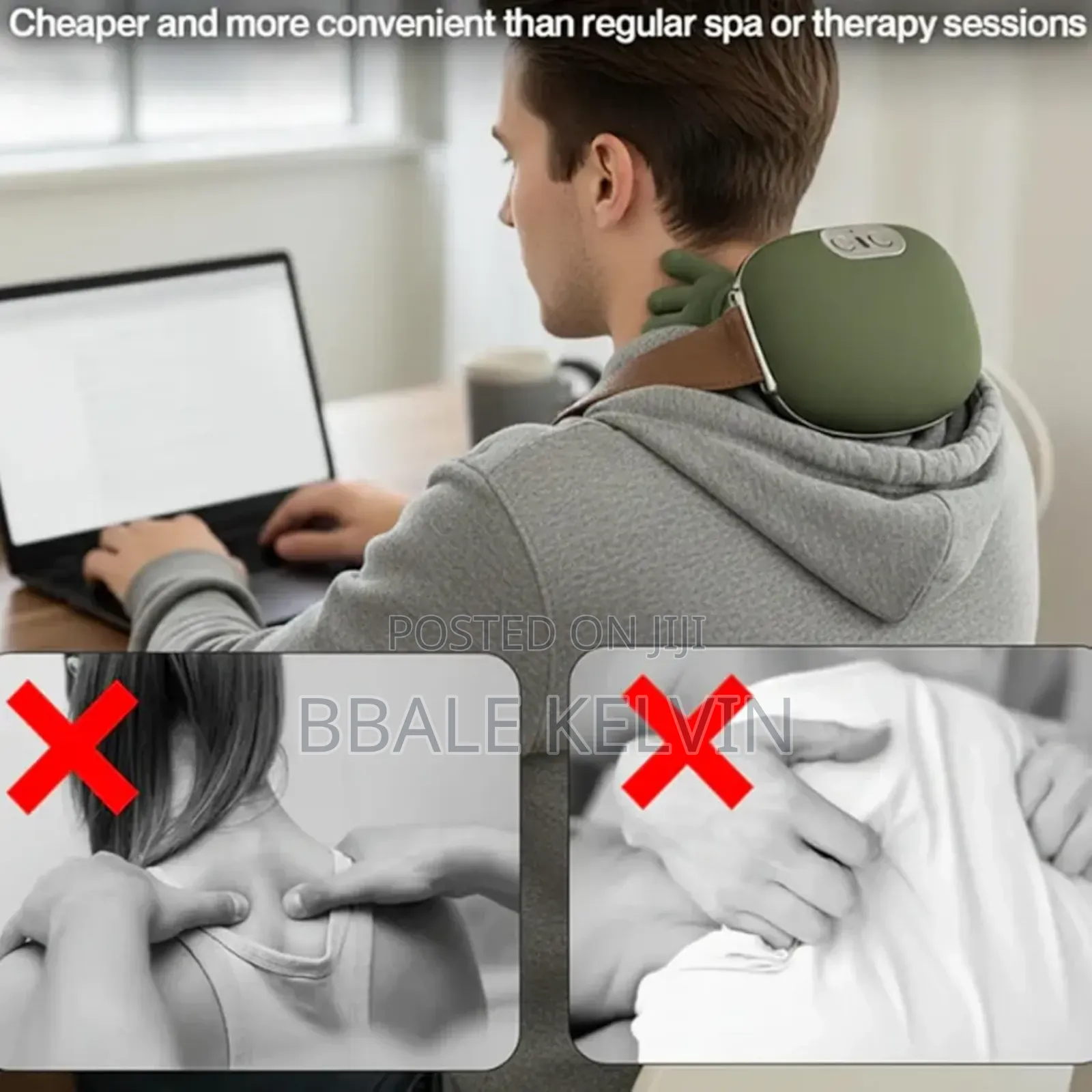 Real Hand Bionic Full Body Heated Massager, Neck and Back Massager