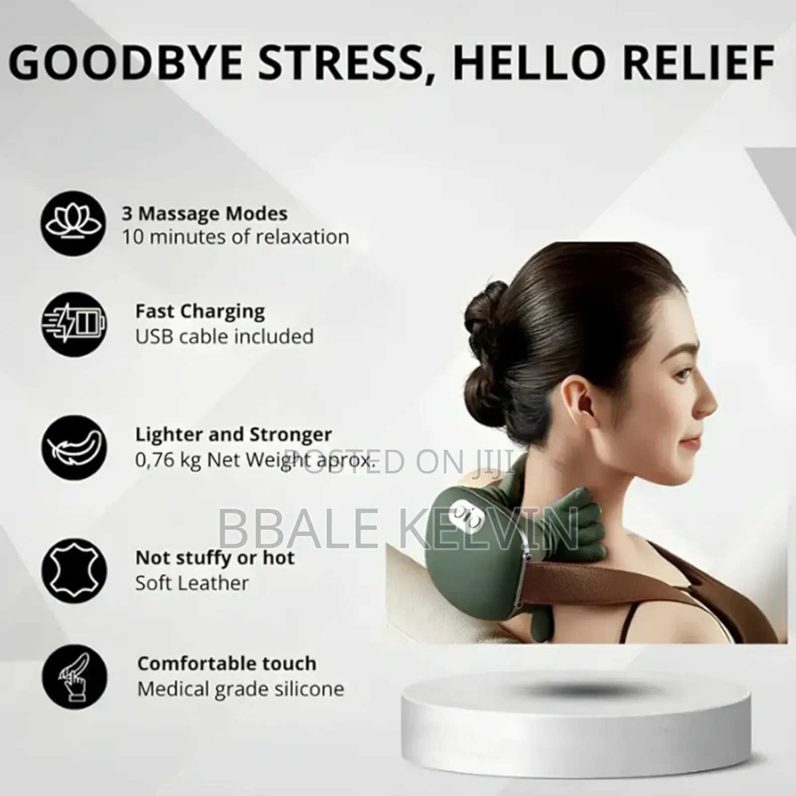 Real Hand Bionic Full Body Heated Massager, Neck and Back Massager
