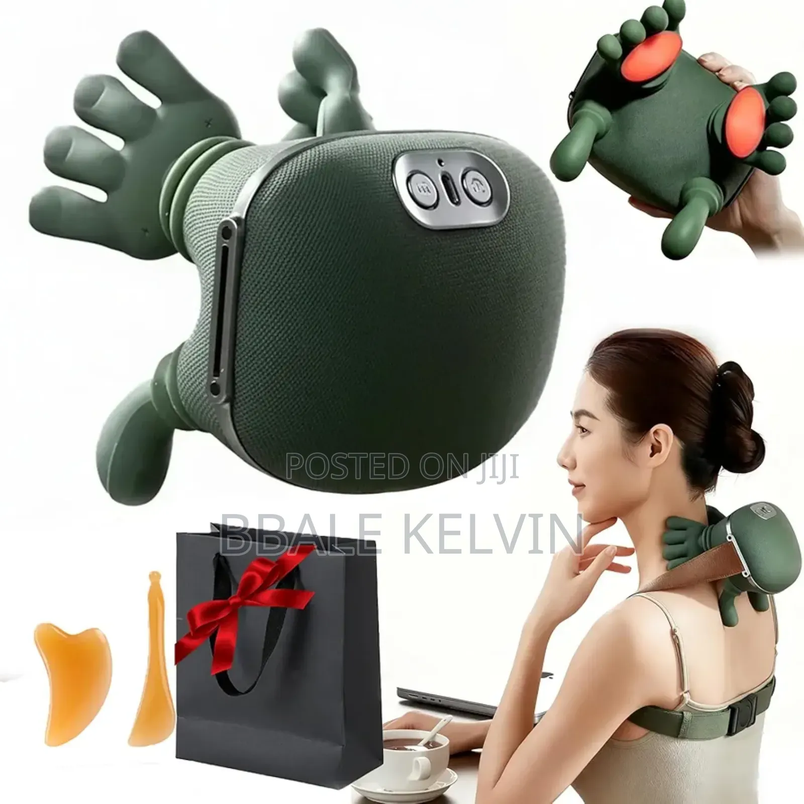 Real Hand Bionic Full Body Heated Massager, Neck and Back Massager