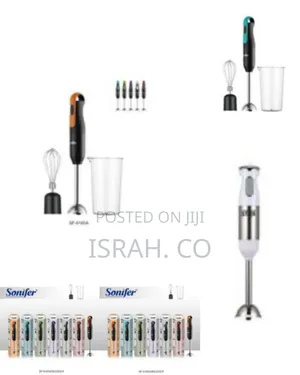 Versatile Hand Blender and Immersion Mixer Set - Multicolor