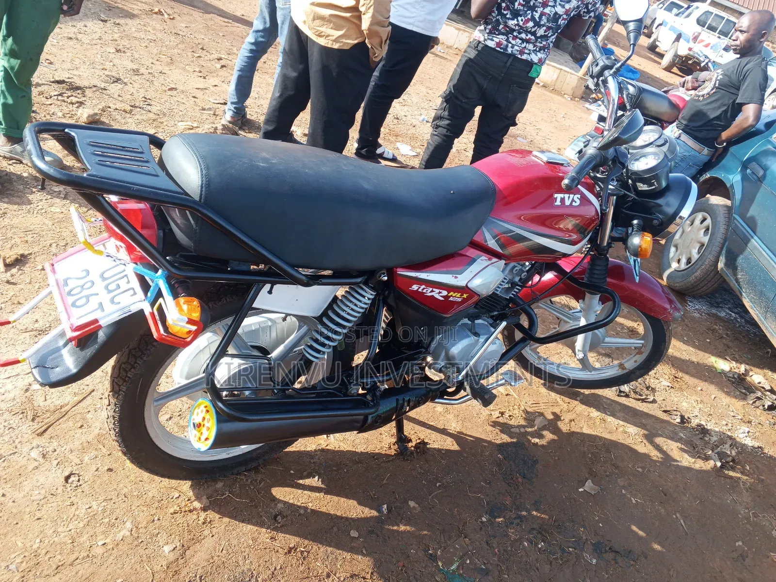 TVS HLX 125 2021 Red