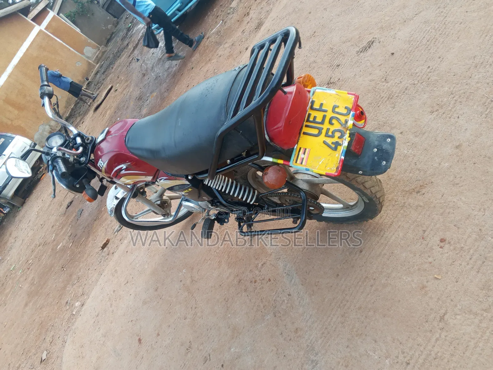 TVS XL 100 2019 Red