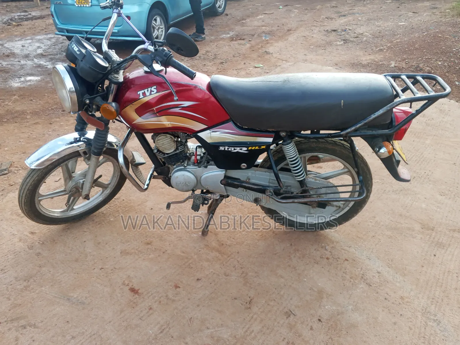 TVS XL 100 2019 Red