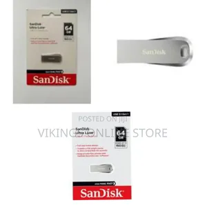Sandisk 64gb Ultra 2.0 Usb Flash Drive / Flash Disk 150mb/S - Black