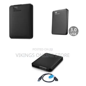 Western Digital 3.0 Usb High Speed External Hard Disk 320gb - Black