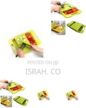 Over-the-Sink Chopping Board With Integrated Strainer - Multicolor