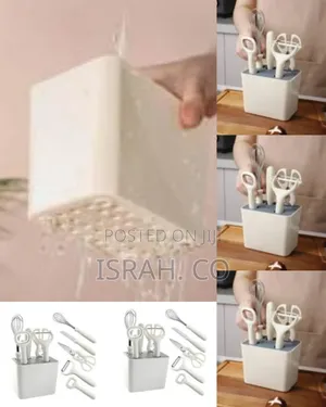 Minimalist Kitchen Utensil Set With Integrated Storage .