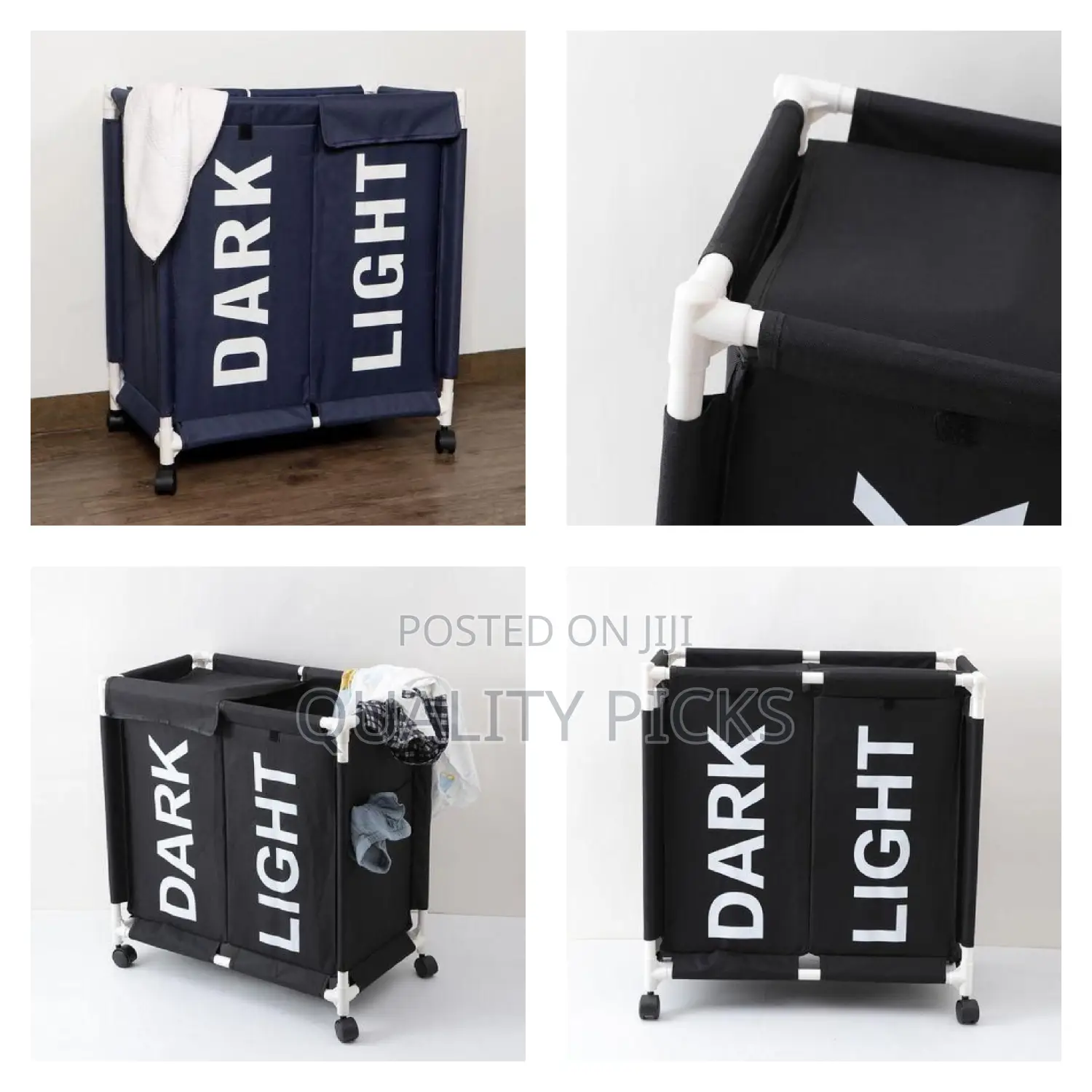 Oxford Foldable Corner Fabric Sorter Waterproof Laundry Basket
