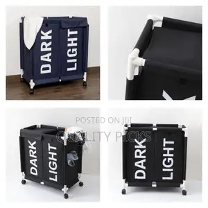 Oxford Foldable Corner Fabric Sorter Waterproof Laundry Basket