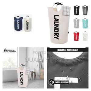 100l Freestanding Collapsable Waterproof Laundry Basket