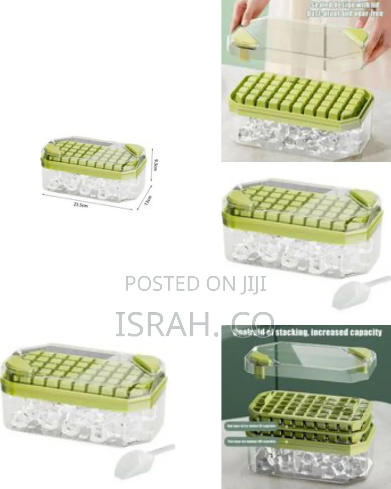Ice Cube Tray With a Lid and a Storage Bin