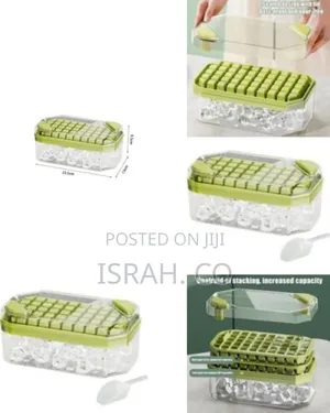 Ice Cube Tray With a Lid and a Storage Bin