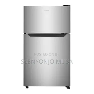 Hisense 120l Top Freezer Double Door Fridge -Silver, Rd-12dr