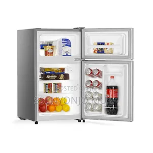 Hisense 120l Top Freezer Double Door Fridge -Silver, Rd-12dr