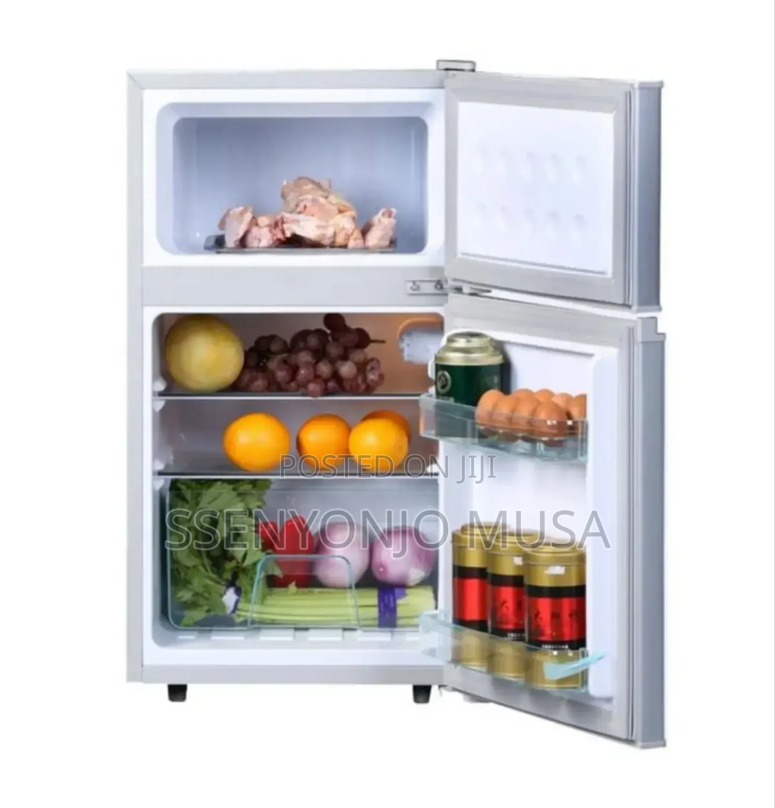 Hisense 120l Top Freezer Double Door Fridge -Silver, Rd-12dr
