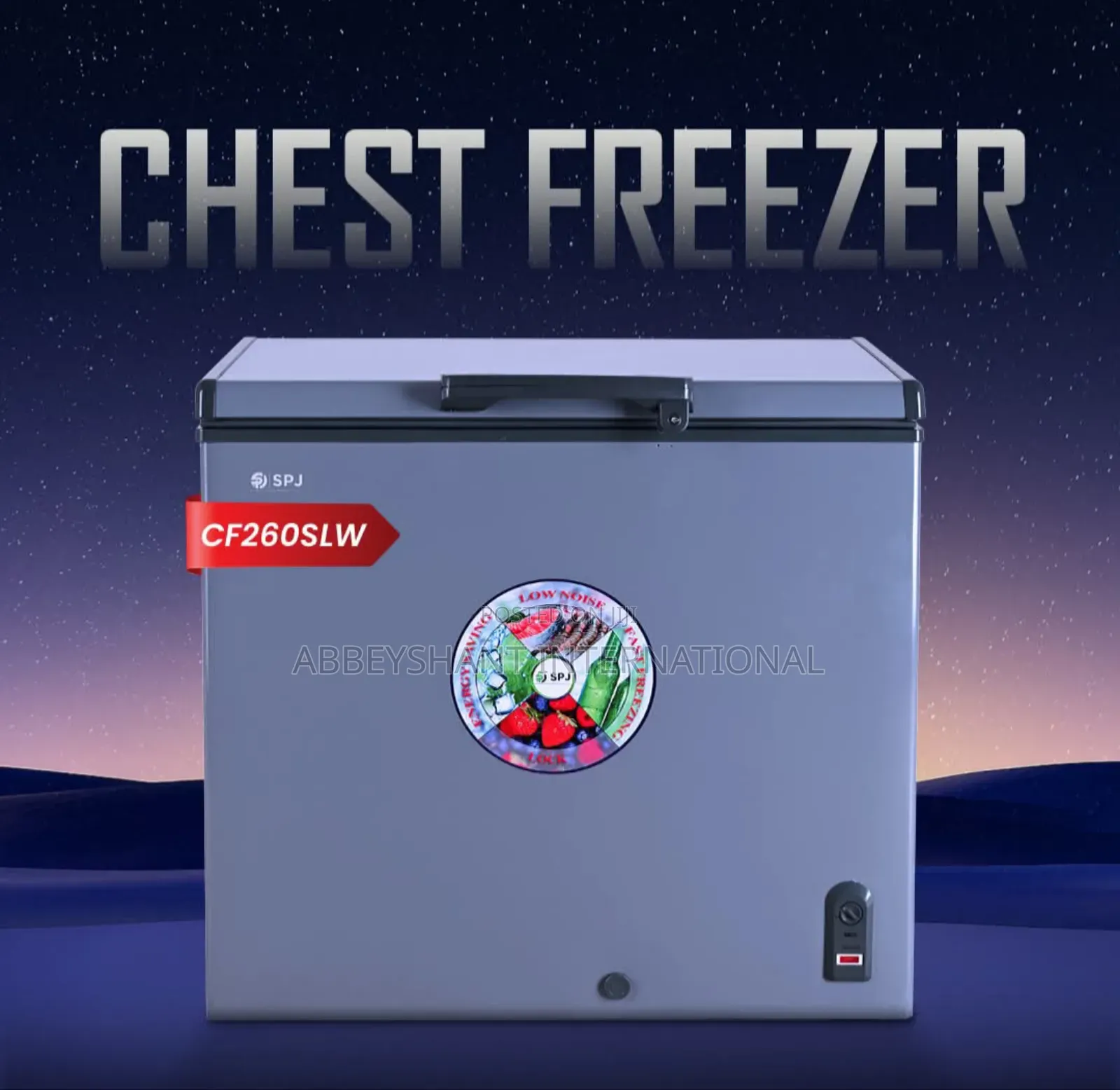 SPJ Cf260slw Chest Freezer