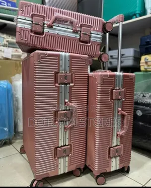 Rose Gold Aluminum Suitcase