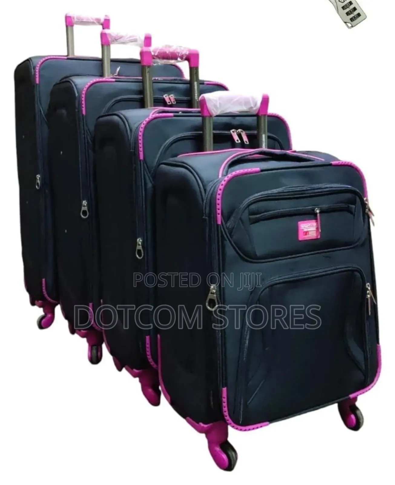 4-Piece Oxford Fabric Suitcase Set