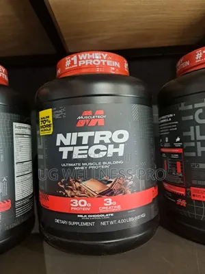 Nitro-Tech: 30g Protein + 3g Creatine, Zero Bloat Milk Chocolate 40ser