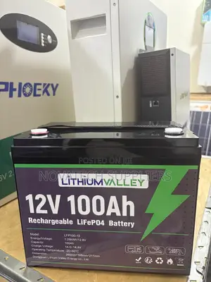 100ah 12v 1.28kwh Lithium Valley Lifepo4 Battery