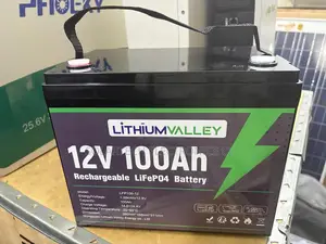 100ah 12v Lithium Valley Long Life Solar Battery