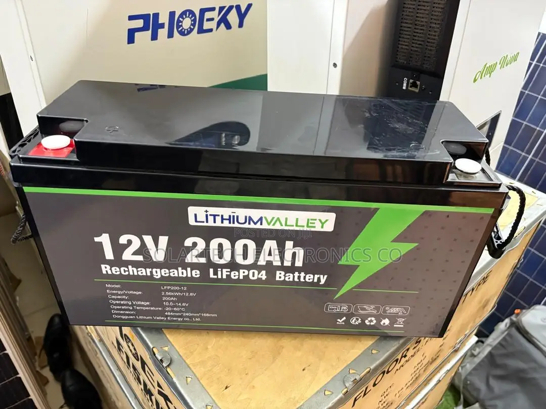 Lithium Valley 200ah 12v 2.56kwh Solar Battery