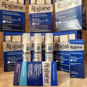 Men's Rogaine 5% Minoxidil Topical Foam One Month Supply
