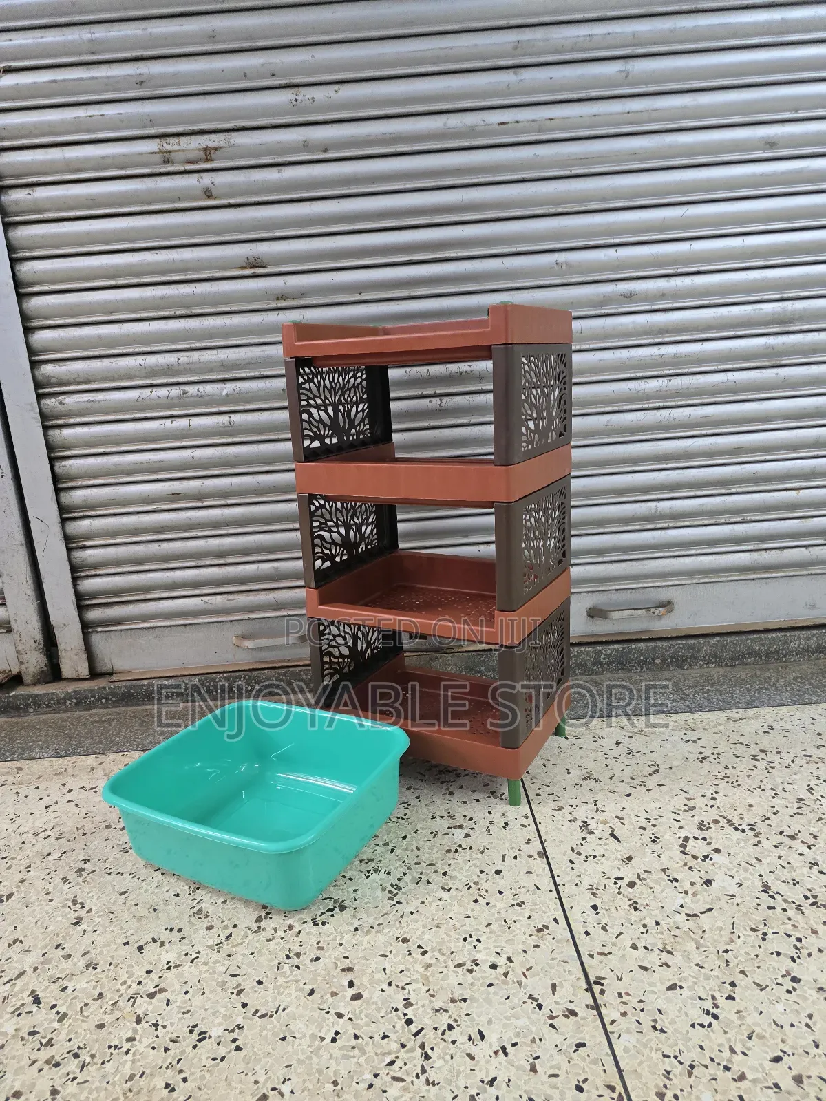 Kitchen Rack Trolley With Free Square Basin
