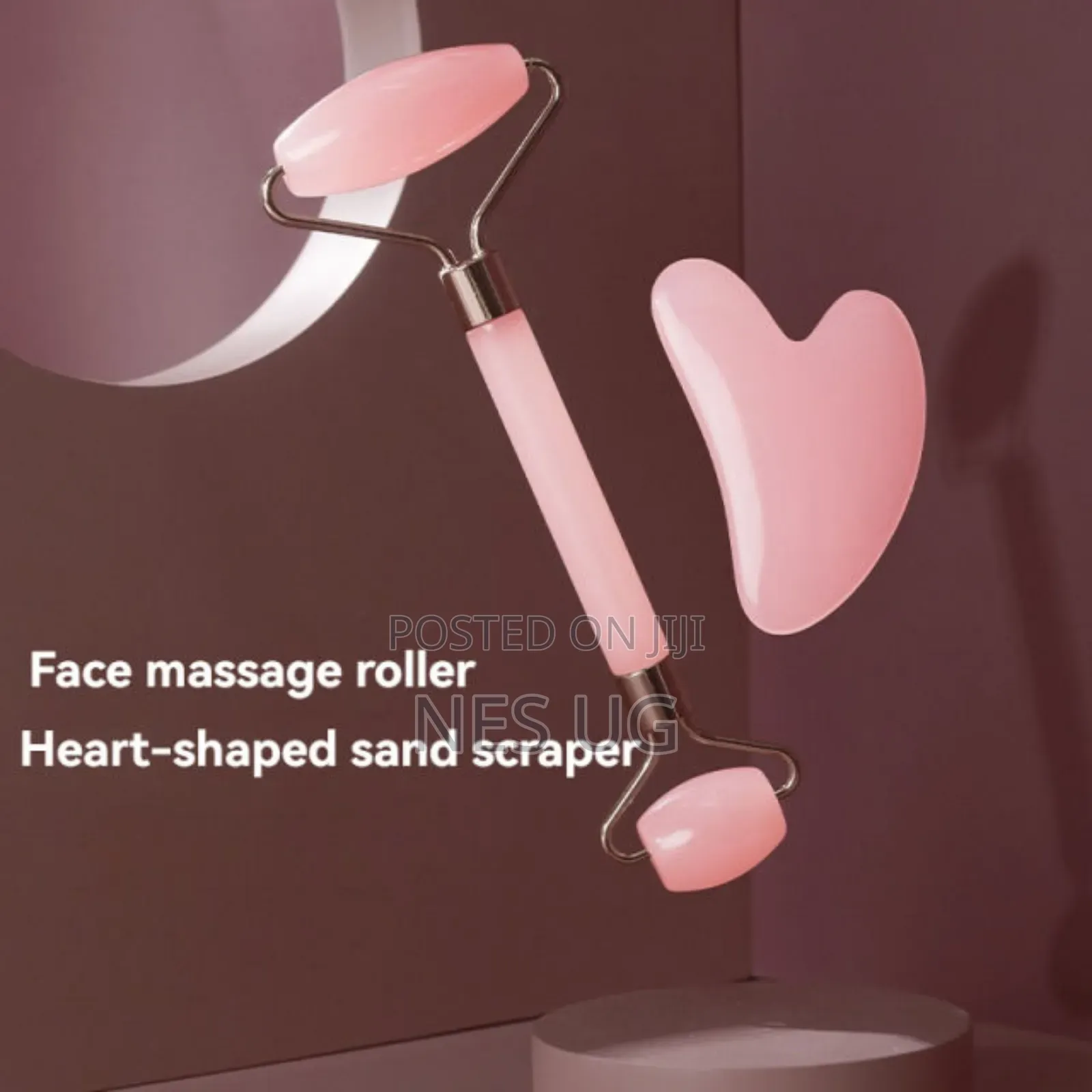 Jade Roller Gua Sha Set Facial Massager Roller Jade Set Face Lifting