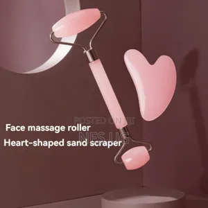 Jade Roller Gua Sha Set Facial Massager Roller Jade Set Face Lifting