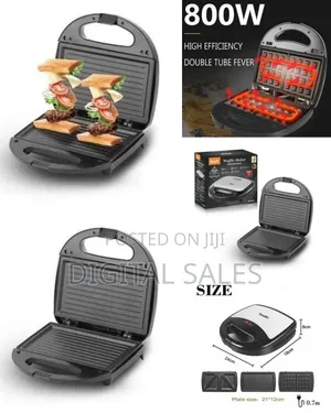Versatile 3-in-1 Sandwich Maker