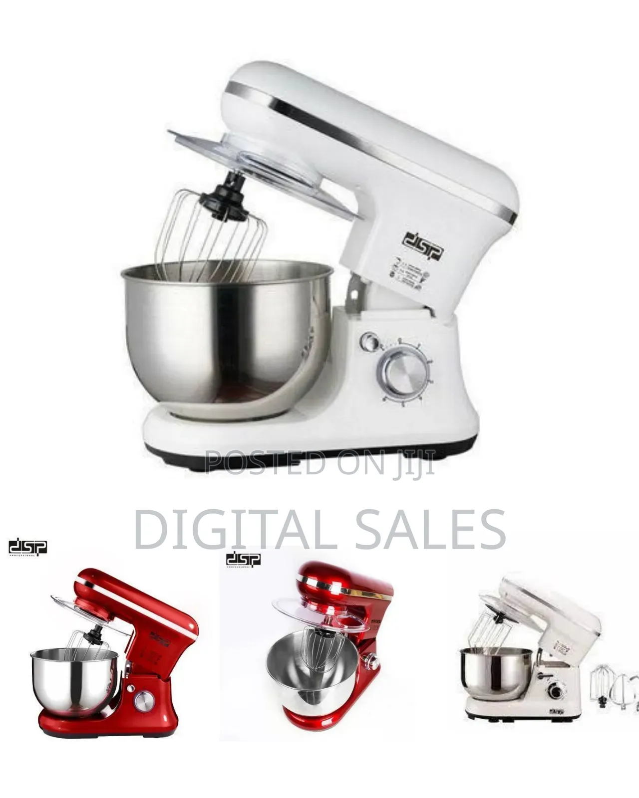 Stylish and Functional Kitchen Stand Mixer With Stainless Steel Bowl