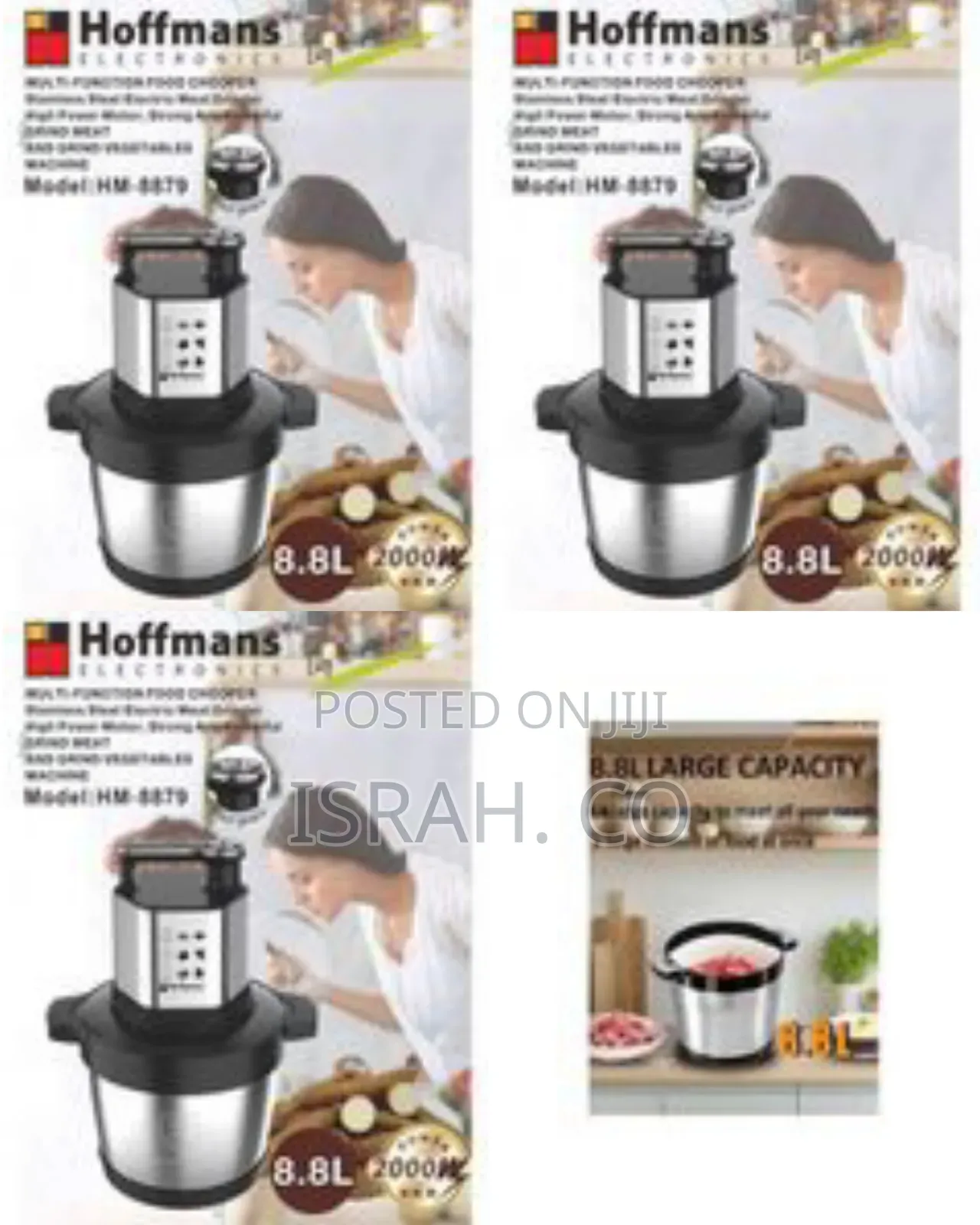 Hoffmans Hm-8879: Multi-Function Food Chopper / Electric Meat Grinder