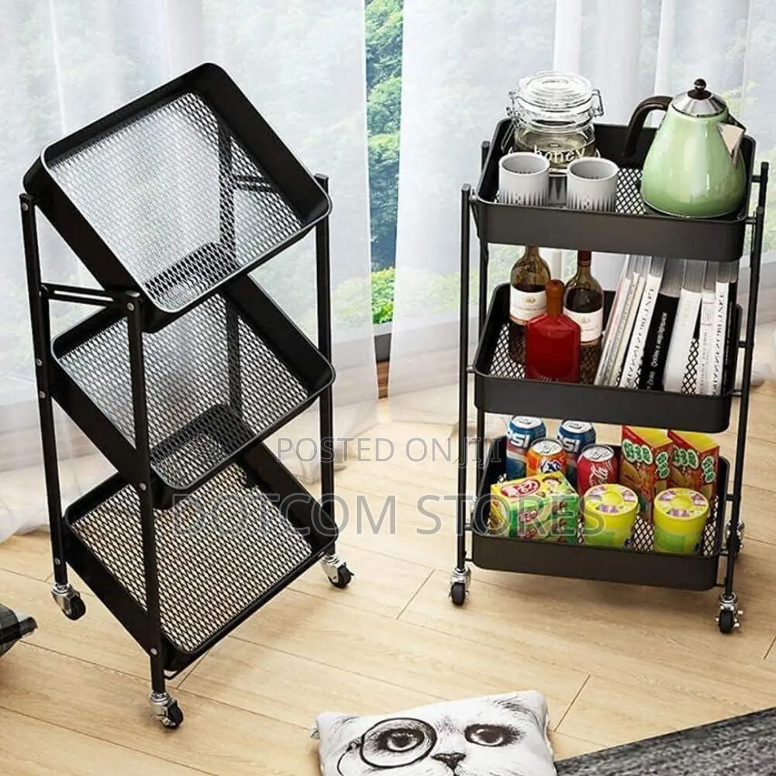 Soga 3 Tier Steel Foldable Kitchen Organizer
