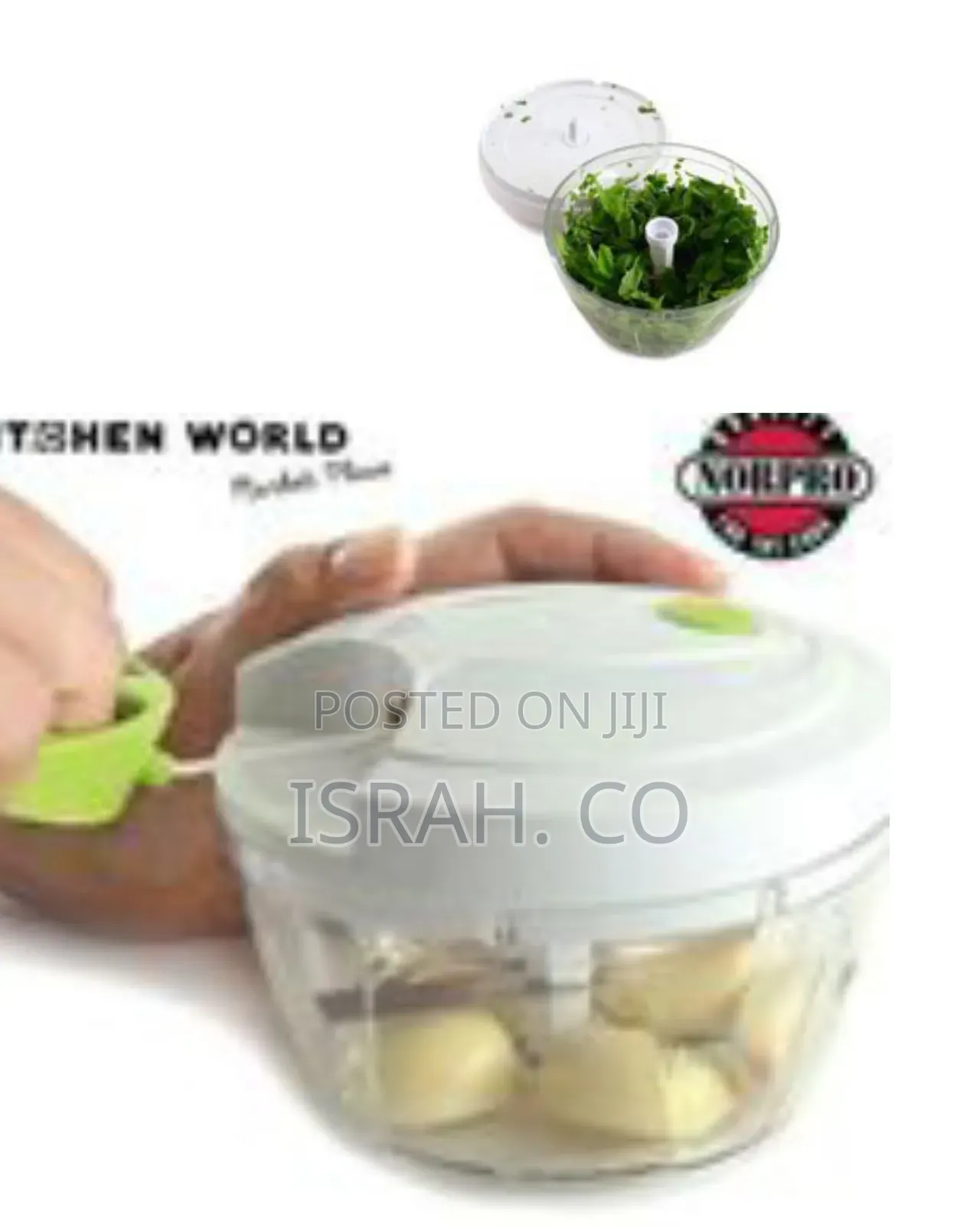 Manual Multi-Purpose Vegetable Chopper and Food Processor - Multicolor