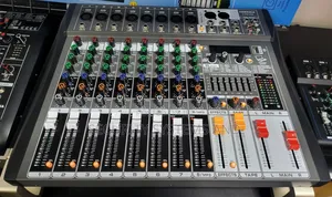 8 Channel Audio Mixer With Bluetooth and Usb Port for Music