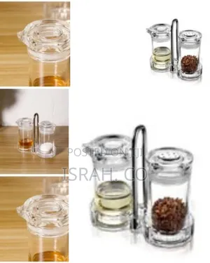 Elegant Glass Oil Spice Dispenser Set