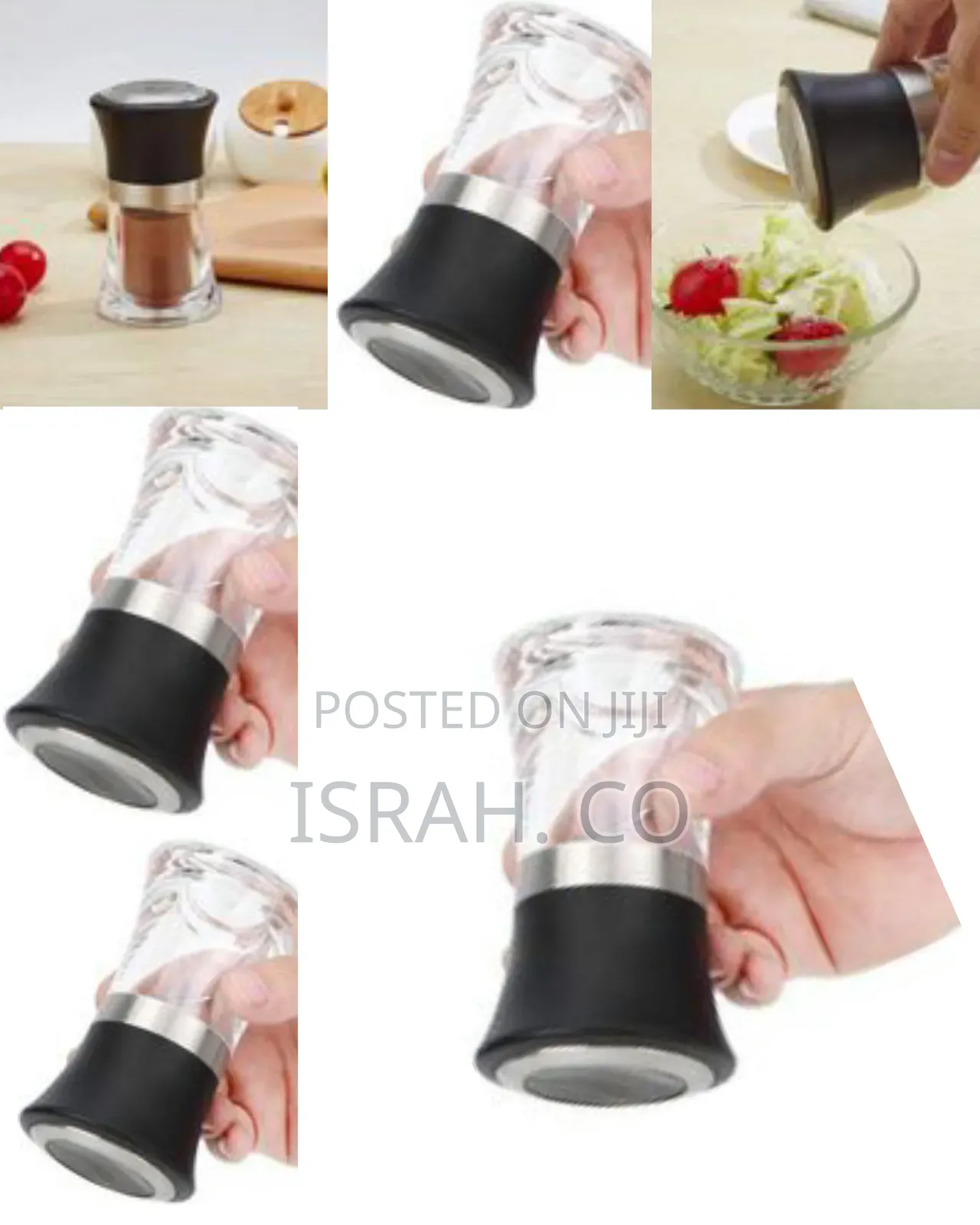 Manual Spice Grinder / Salt and Pepper Mill - Multicolor