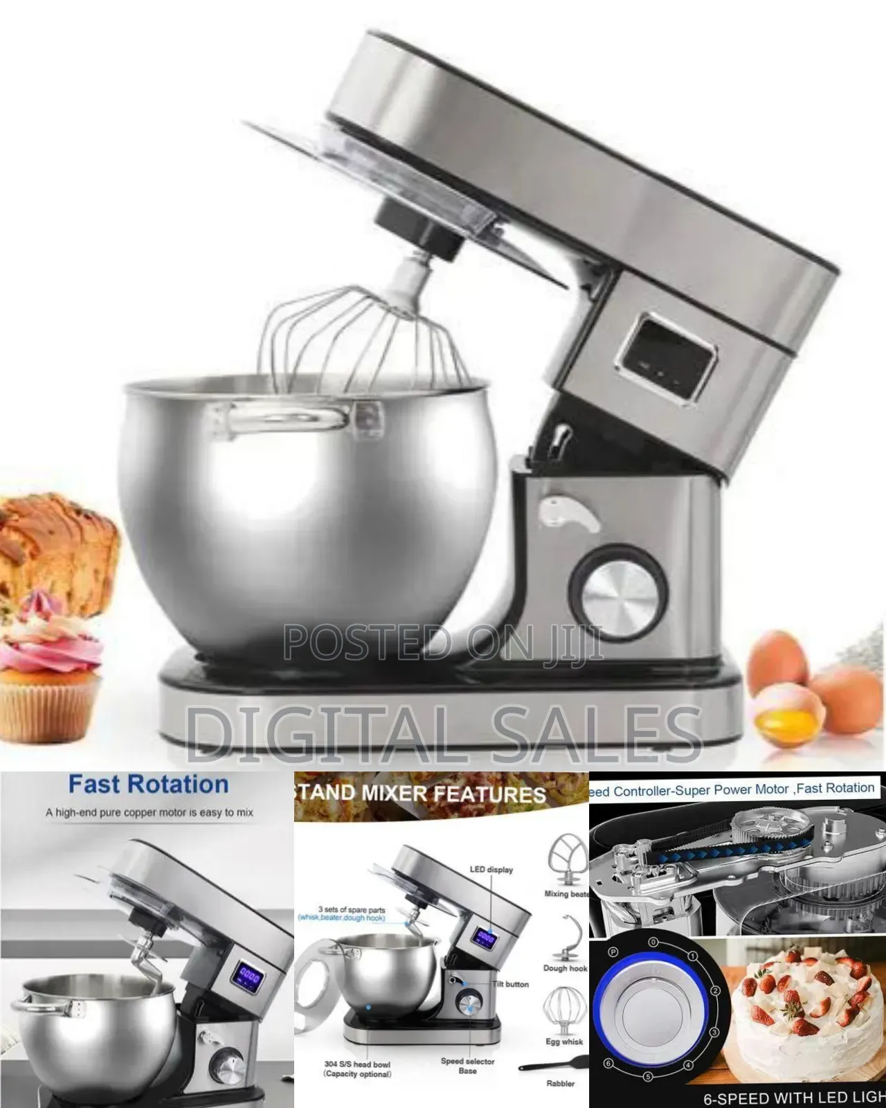 3 in 1 Stand Mixer, 12l