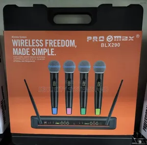 Pro Max Wireless Microphone With 4 Mics - BLX 290