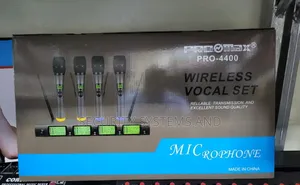 Pro Max Wireless Microphone With 4 Mics and Digital Reciever -Pro 4400