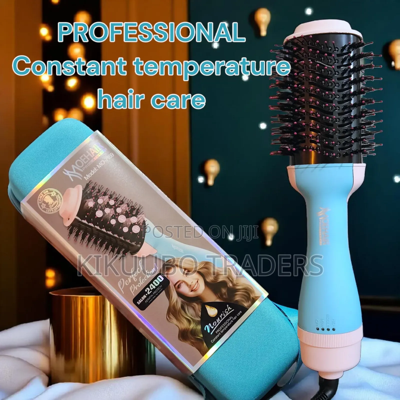 One Step 2in1 Hair Straightener Brush Dryer