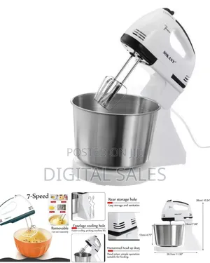 Sokany Hand and Stand Mixer With Stainless Steel Bowl