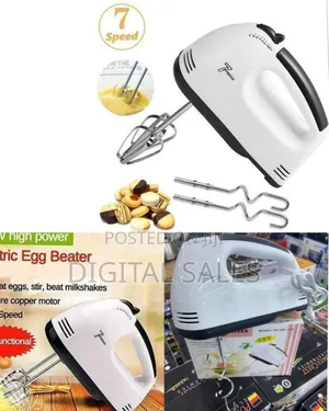 7 Speed Egg Beater, Hand Mixer
