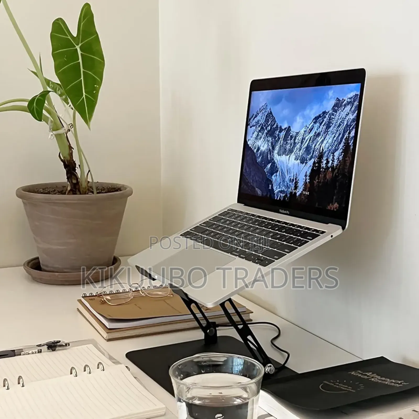 360° Rotating Laptop Stand With Fan, Supports 12"-17” Laptops