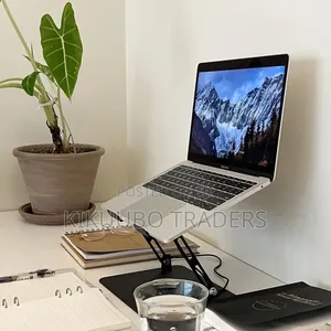 360° Rotating Laptop Stand With Fan, Supports 12"-17” Laptops