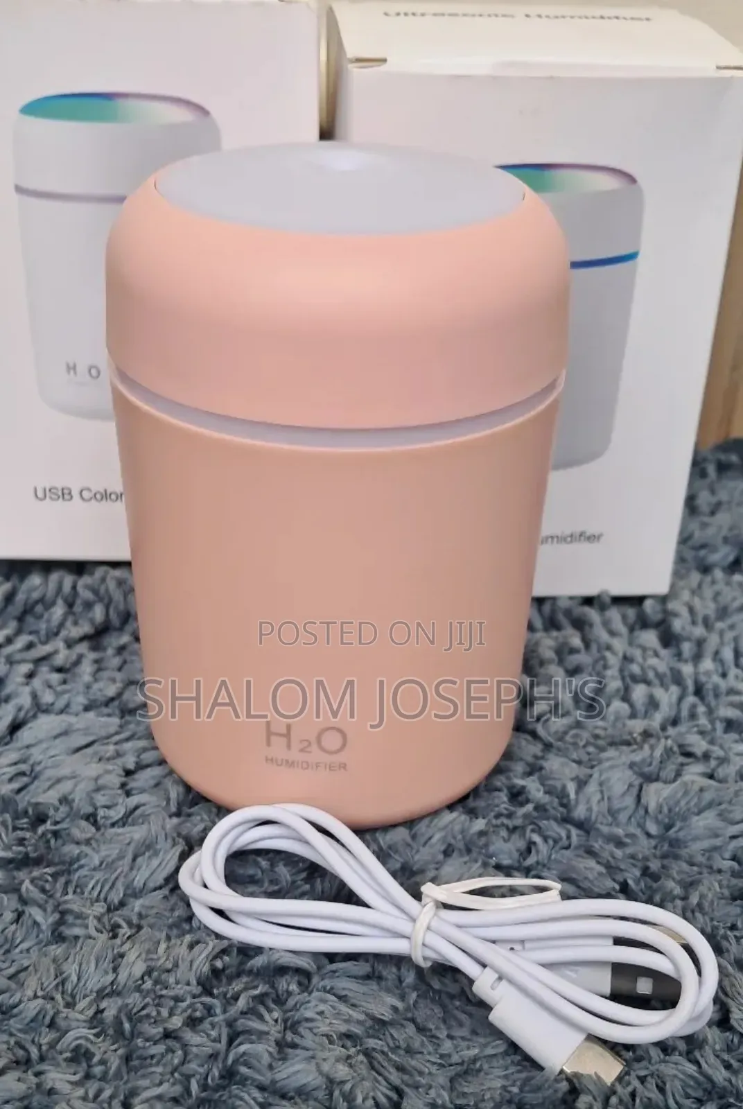 Ultrasonic Humidifier H20 -Pink