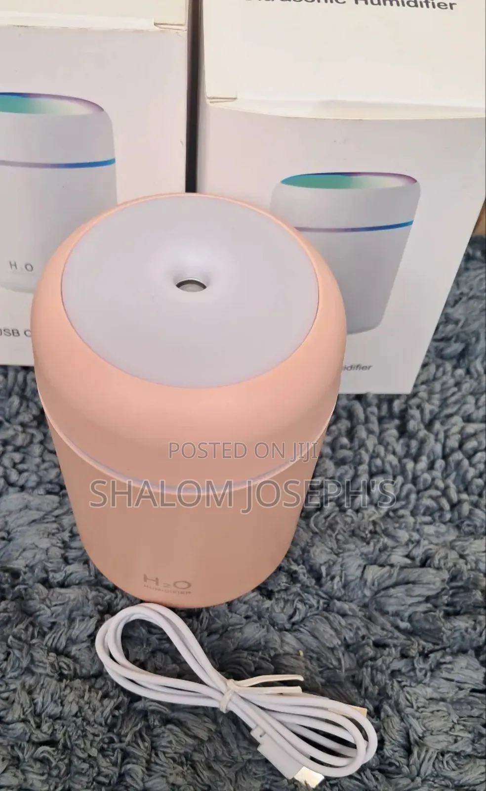 Ultrasonic Humidifier H20 -Pink