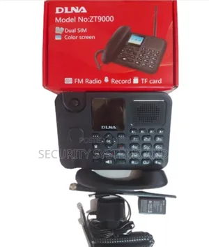 Land Line Phone With Dual Sim Slot And Fm Radio- Dnla Zt9000